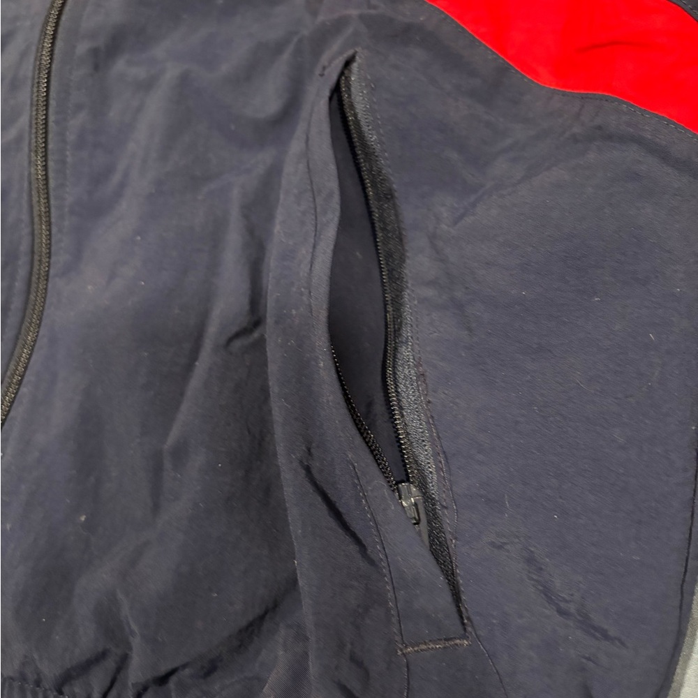 Reebok Navy and Red Windbreaker Jacket Mens Small - Picture 6 of 7